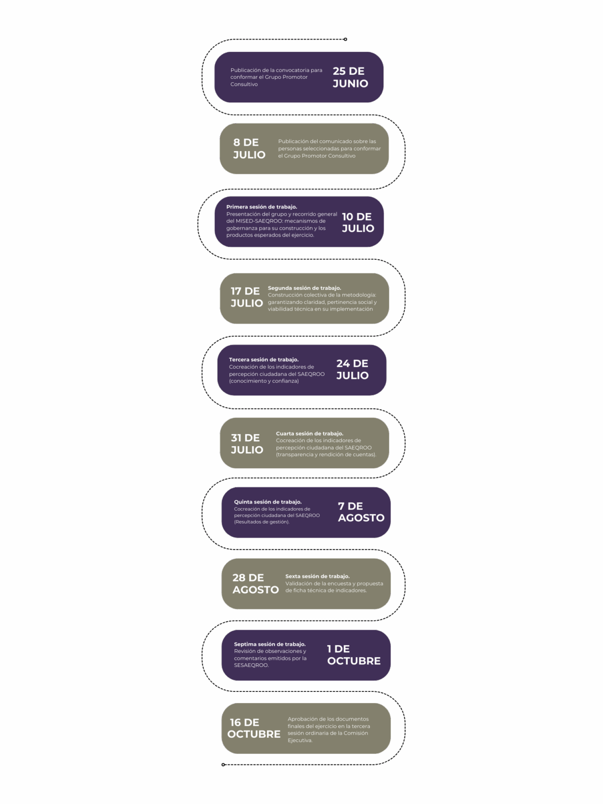 Infografía de Etapas GPC