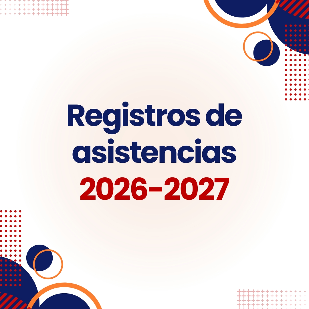 Registros de asistencia 2026-2027