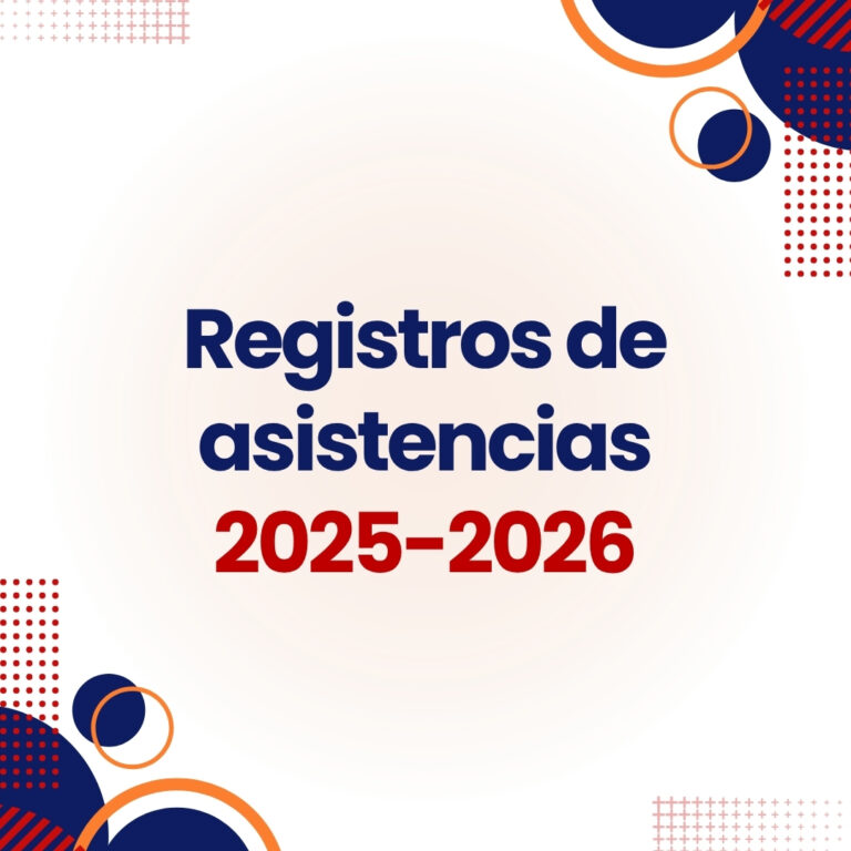 Registros de asistencia 2025-2026
